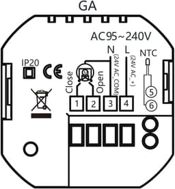 Slimme Thermostaat - Verwarming Thermostaat - Energie Besparen - Programmeerbaar - AC95-240V - Wit — thumbnail 4