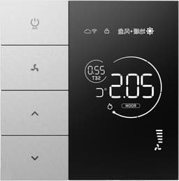 Digitale Thermostaat - Slimme Regelaar - Comfort Verwarmen - App Bediening - 86x86mm - Wit — thumbnail 1