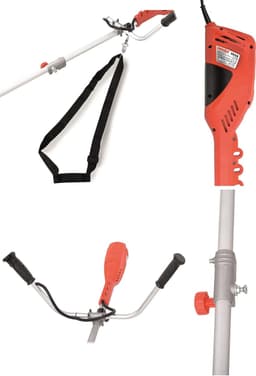 Elektrische Grasmaaier - Graskantmaaier Tuin - Gazon Onderhoud - 1400 Watt Vermogen - 42 cm Snijbreedte - Rood — thumbnail 4
