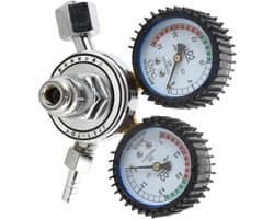 CO2 Gasdrukregelaar voor Lassen en Snijden - G5/8 Aansluiting, Zink Bescherming en Hoge Druk Veiligheid