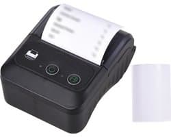 Bluetooth 58mm 2-inch thermische bonprinter, mini-USB-interface, ondersteunt printen vanaf mobiele apparaten.