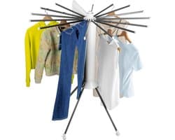 Droogmolen met Voet voor Camping & Thuis - Wasrek Staand - Droogrek Inklapbaar - duurzaam