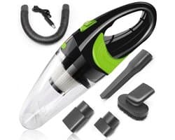 Kruimeldief Snoerloos - Handstofzuiger Draadloos - Kruimelzuiger met 4 Opzetstukken - Kleine Stofzuiger voor Auto en Thuis