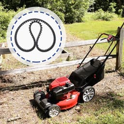 Grasmaaier Aandrijfriem - Tractor Riem - Grasmaaier Onderhoud - Rubberen Constructie - 991 x 17 mm - Zwart — thumbnail 4