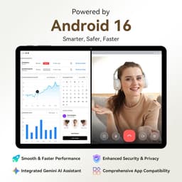 KINGRID T12Pro Tablet - 24GB RAM - 256GB ROM - 11.5 inch - 8000mAh - 4G Dubbele Simkaart - Android 16 - Met Toetsenbord - Hoes - Stylus - Muis - Gemini AI - GPS - Grijs — thumbnail 3