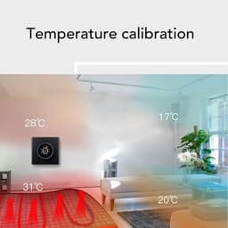 Slimme Thermostaat - Wifi Regelaar - Waterverwarming - APP en knopbediening - 95-245V AC - Wit — thumbnail 4