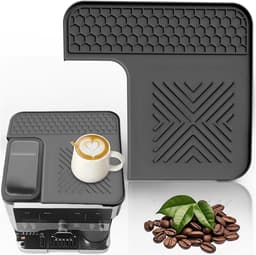 Koffiemachine Mat - Apparaat Onderlegger - Aanrecht Beschermen - Antislip Stabiliteit - 30x28 cm - Zwart — thumbnail 4