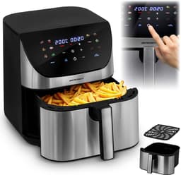 Berdsen BD-659 Serie - Airfryer - 1700W - 8L - Zilver — thumbnail 1