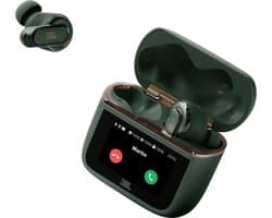 JBL Tour Pro 3 - Draadloze Oortjes met Noise Cancelling - Smart Case met Touchscreen - True Wireless Bluetooth - Hi-Res Audio (LDAC) - 50 uur - Groen