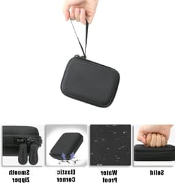 Duurzame Hard Case Bescherming voor Portable SSD's - Geschikt voor T7, T7 Touch, T7 Shield en T9 - Zwart — thumbnail 4