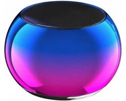 Oneay Draagbare mini Bluetooth-speaker – Oplaadbare bolvormige speaker met krachtig geluid en verbeterde bas – Compact design voor thuis, reizen, feestjes, buiten en bureaugebruik