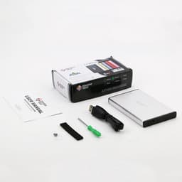 Draagbare Externe Harde Schijf USB 3.0 Snelle Opslag voor Laptop Zilver — thumbnail 3