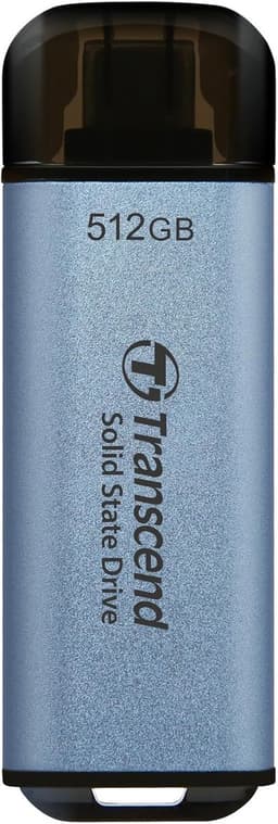Snelle Externe Draagbare SSD 512GB USB-C 10 Gbit/s Compact Blauw — thumbnail 1