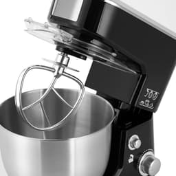 Keukenmachine 3-in-1, 5 liter, 1000 watt, 3 snelheden, roestvrijstalen kom, spatel, kruishaak en garde inclusief — thumbnail 3