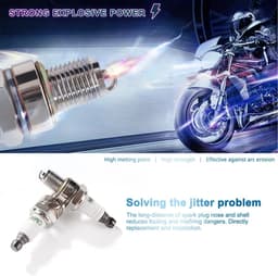 2-pack bougies CMR5H - Geschikt voor grasmaaiers CM5H / CMR5H / CMR6H / CMR7H - Vervangende bougies - Viertaktbougies - Compatibel met Honda GX25 en GX35 motoren — thumbnail 5