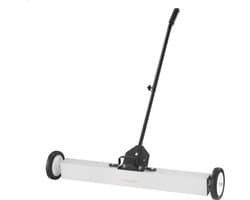 Thuys - Veegmachine - Magnetische veegmachine - Borstelmachine -. met wielen Duwtype - Magnetisch - 23.6in 45lbs MAX - Grote Magneet Pickup Gazon Telescopische