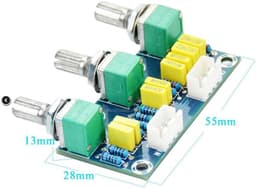 Audio Preamp Board - Tone Board - Hifi Audio - Passieve Toonregeling - 56 x 28mm — thumbnail 2