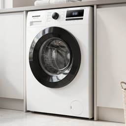 Heinner Slim Wasmachine - 6 kg - 1200 tpm - Energieklasse A - Inverter Motor - 15 Programma's met Stoomfunctie - Smalle Wasmachine 45 cm Diep - Wit - 5 Jaar Garantie — thumbnail 8