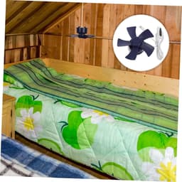 Compacte Plafondventilator - Hangende Ventilator - Kamperen en Reizen - Met Timerfunctie - 18x18x12 cm - Blauw — thumbnail 2