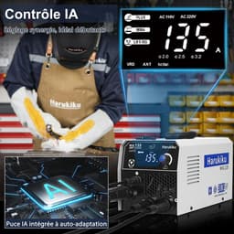 Draagbare 3-in-1 Lasmachine 135A met Vuldraad - MIG, MMA, Lift-TIG — thumbnail 4