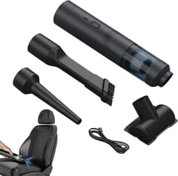 Draagbare Auto Stofzuiger - Hand Vacuüm - Snel Reinigen - 19 KPa Zuigkracht - 29.8 cm Lengte - Zwart — thumbnail 1