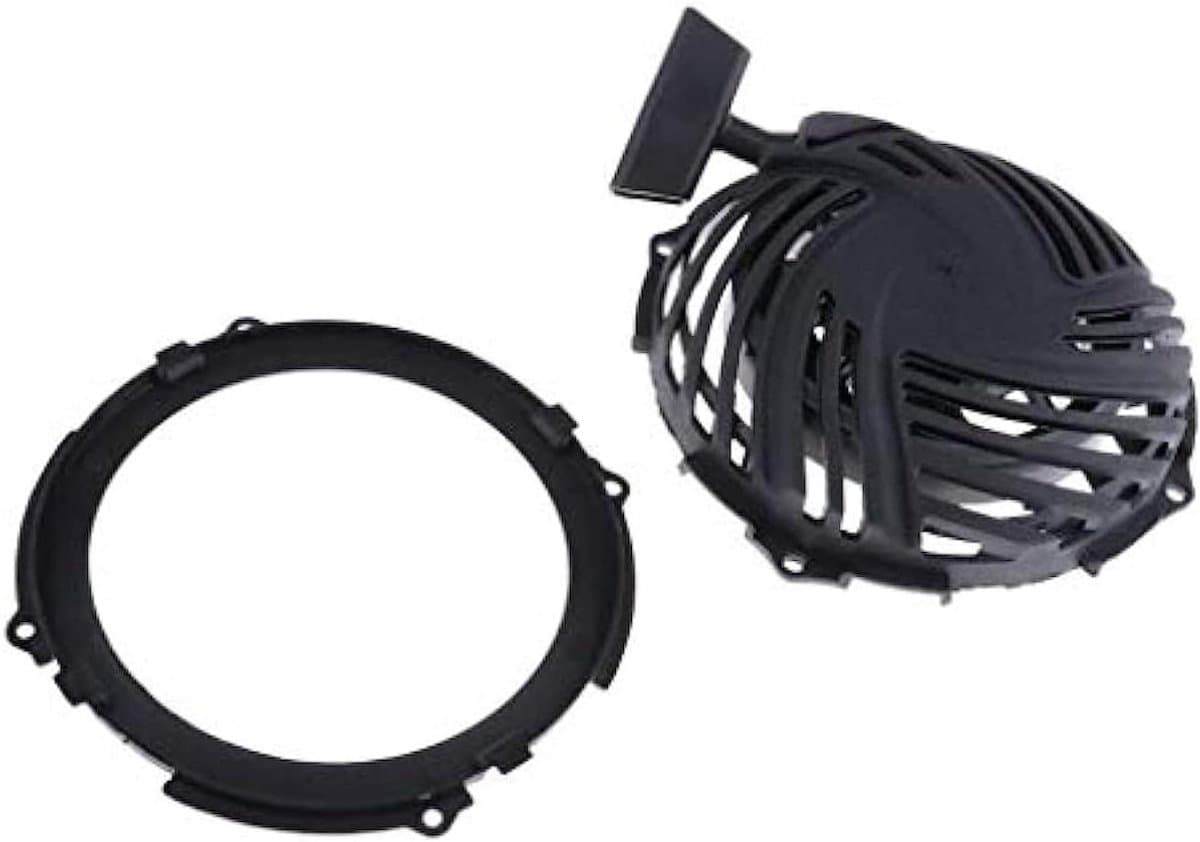 Pull Recoil Starter - Terugslagstarter Grasmaaier - Grasmaaier Starten - Auto-terugslag Smoormontage - 16cm Diameter - Zwart — afbeelding 1