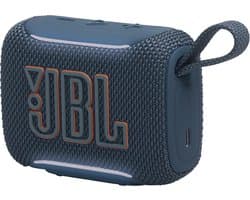 JBL Go 5 - Draadloze Bluetooth Mini Speaker – Voor Onderweg en Thuis – Sfeerverlichting - Draadloos Muziek Box – Boxje - 10 uur - IP68 - Waterdicht - Blauw
