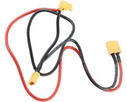 Siliconen Vuurvaste Voedingsadapterkabel Male XT30 naar Female XT60/XT-60 Connector met 90 Graden Aansluiting voor Elektronica en Hobbygebruik