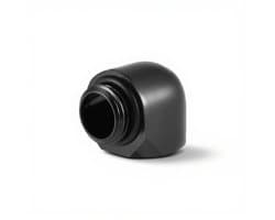 90 Graden Fitting Adapter G1/4 Draad voor PC Waterkoelsystemen - Male naar Female, 1 stuk, Geschikt voor Koeling en Verbindingen