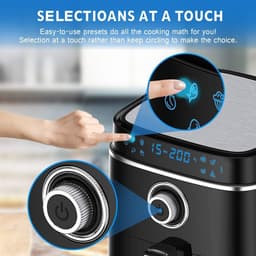 Digitale Heteluchtfriteuse 3,5L - Airfryer met Timer en Temperatuurregeling - Gezond Frituren — thumbnail 4