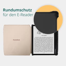 PocketBook Era Lite - 7 inch - Stone Green met Bruine Shell Cover - Voordeelbundel — thumbnail 4