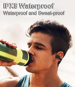 Lexium Bone Conduction Headphone - Sporthoofdtelefoon - Koptelefoon voor Sport - Open Ear Koptelefoon - Sport Koptelefoon — thumbnail 4