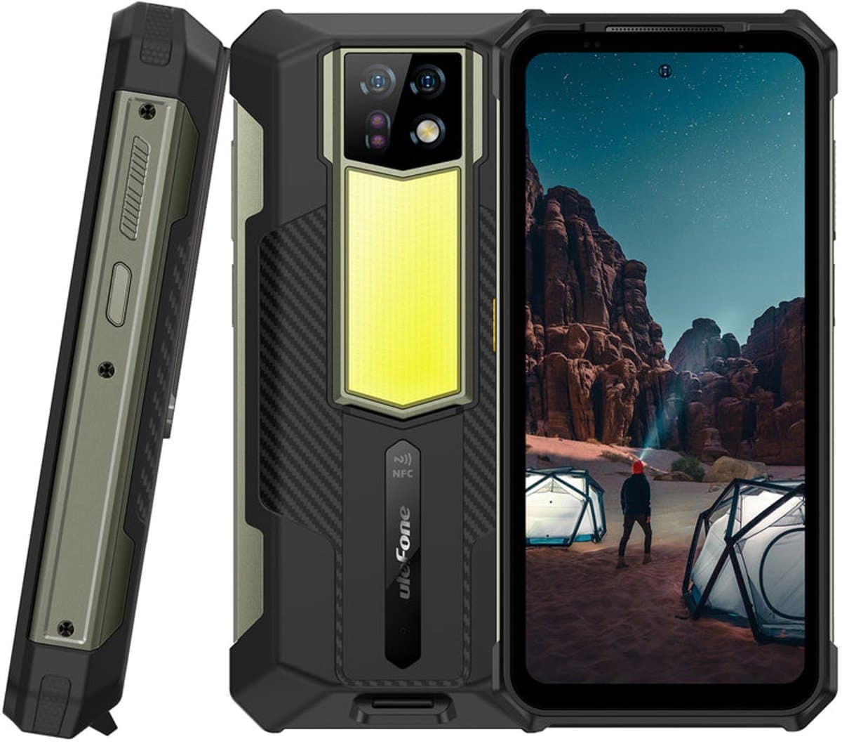 Ulefone Armor 24 Robuuste Rugged Smartphone – IP68/IP69K + MIL-STD-810H – 6.78'' 120Hz FHD+ – Vinger Scan – 22000mAh & 66W Snelladen – 24GB RAM (12+12 virtueel) 256GB – 64MP + 64MP Nachtzichtcamera – 8-Core Helio G96 – NFC – Dual SIM + microSD — afbeelding 1