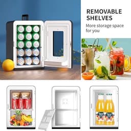 Skincare Fridge - Make-up Koelkast - Mini Koelkast - Skincare, Medicijnen, Eten & Drinken - Mini Beauty Fridge — thumbnail 2