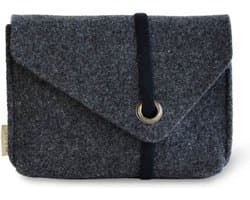 Kabeltasje SUUS - Gerecycled wolvilt Met dit handige opbergtasje van MADE out of maak je jouw kantoorset van gerecycled wolvilt helemaal compleet! Jouw oplaadkabel, muis, usb-kabels en andere laptop accessoi