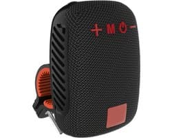 Bluetooth-luidspreker Dubbele Koppeling Draagbare Waterdichte V5.3 - Fietsluidspreker Ondersteunt FM-radio Geheugenkaart - Zwart .