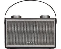 Portable Bluetooth Radio Aiwa BSTU800BK 50W Speaker Grey Vintage