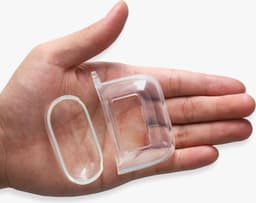 kwmobile Earphones Case for JBL Tour Pro 2 Case - Clear TPU Silicone Earbuds Cover - Transparent — thumbnail 5