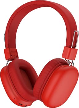 StayPowered Kinderkoptelefoon - Veilig Luisteren en Comfort voor Elk Moment - Instelbaar Volume - 50 Uur Batterij - Bluetooth 5.4 - Ingebouwde Microfoon - Opvouwbaar en Licht - Rood - Levering Sneller dan Aangegeven! — thumbnail 1