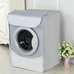 Wasmachine Beschermhoes - Stofdichte Hoes voor Wasmachines en Drogers - Beschermer - Wasmachine Hoes voor Binnen en Buiten - Grijs - XL 60x65x85cm — thumbnail 4