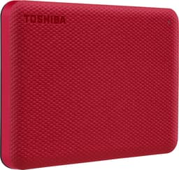 External Hard Drive Toshiba CANVIO ADVANCE Red 1 TB USB 3.2 Gen 1 — thumbnail 1