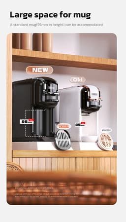 Rolu Koffiemachine – Koffiemachines – 5-in-1 Koffiemachine - Nespresso - Koffiemachine Cups – Dolce Gusto — thumbnail 2