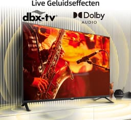 Smart-tv 32 inch HD met Google TV en Randloos Design — thumbnail 6