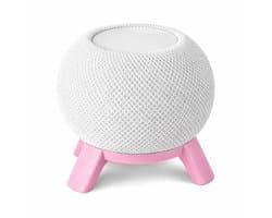Apple HomePod Mini Standaard Roze – Speaker Houder – HomePod Mini Stand – Anti-Slip – Stabiele Speaker Verhoger – Minimalistisch Design – Apple Accessoire – Tafel / Bureau Houder – Verbeterde Geluidskwaliteit – HomePod Mini Accessoires