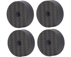 Isolatiestandaard voor luidsprekers - Vibrationdempers - Vloerbeschermers - Resonantiereductie - Duurzaam - Lichtgewicht - Rekbestendig - 4 Stuks