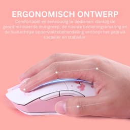CLVP® Gaming Mouse Wireless - Gamingmuis Draadloos - Computermuis - Ergonomisch — thumbnail 2