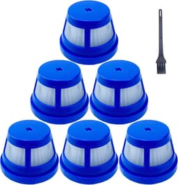 6 stuks HEPA-filters geschikt voor Eufy HomeVac H11 en H11 draadloze handstofzuiger — thumbnail 1