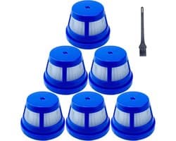 6 stuks HEPA-filters geschikt voor Eufy HomeVac H11 en H11 draadloze handstofzuiger