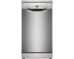 Bosch SPS2HK155E - Vrijstaande vaatwasser - 45 cm - Eco Silence Drive - Extra Droog: optie voor extra grondige droogresultaten - Geborsteld staal - Home Connect