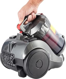 Zyrex® Steelstofzuiger met snoer - Steelstofzuiger - Stofzuiger - Grijs/Rood - ‎40cm x 27cm x 35cm — thumbnail 5